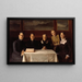 Giorno di Natale 1900 - Michael Ancher — quadro incorniciato alla parete