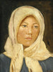 Una giovane ragazza di Skagen con un turbante - Michael Ancher — vista dell’opera