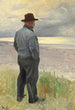 Pêcheur regardant la mer - Michael Ancher — vista dell’opera