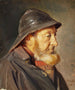 Il pescatore Ole Svendsen visto di profilo verso sud-ovest - Michael Ancher — vista dell’opera