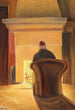 Holger Drachmann près de la cheminée à Skagen - Michael Ancher — vista dell’opera
