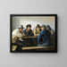 in einer Holzhütte - Michael Ancher — gerahmtes Bild an der Wand