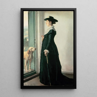 Michael Ancher - Portrait of my wife.webp