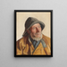 Portrait eines Fischers - Michael Ancher — gerahmtes Bild an der Wand