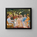 Das Frühstück der Schauspieler in Skagen - Michael Ancher — gerahmtes Bild an der Wand