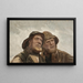 Studie von zwei Fischern - Michael Ancher — gerahmtes Bild an der Wand