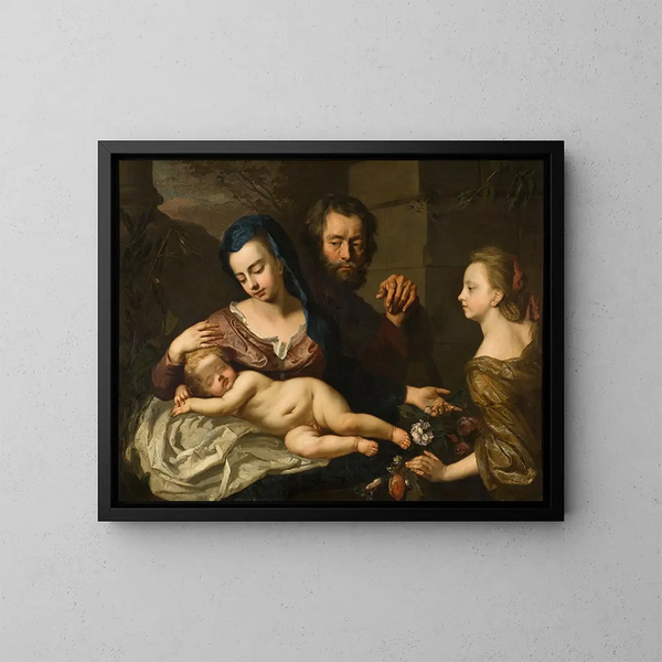 La Sainte Famille - Michael Dahl — gerahmtes Bild an der Wand