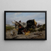 Repos du voyage - Michael Gortskin Wywiorsky — gerahmtes Bild an der Wand