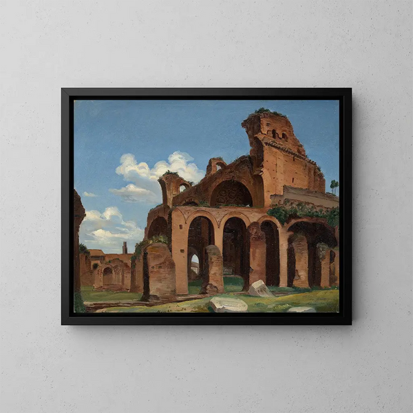 La basilica di Costantino a Roma - Michael Neher — quadro incorniciato alla parete