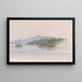Stony Point vicino a Gibilterra sul fiume Hudson, Stati Uniti, 24 luglio 1846 - Michael Seymour — quadro incorniciato alla parete