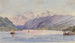 Le Highlands da Newburgh e Butter Hill, fiume Hudson - Michael Seymour — vista dell’opera