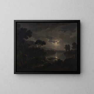 Michael Wutky - Italienische Ideallandschaft am Abend.webp