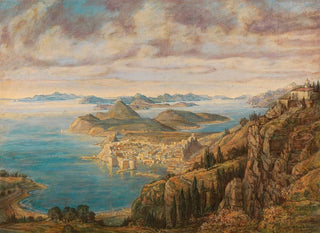 Ansicht von Dubrovnik - Michael Zeno Diemer — Ansicht des Kunstwerks
