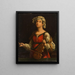 Der blinde Geiger - Michel Angelo Orsi — gerahmtes Bild an der Wand
