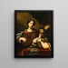 Allegorie der Musik - Michele Desubleo — gerahmtes Bild an der Wand