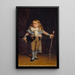 Le petit lord - Michele Gordigiani — quadro incorniciato alla parete