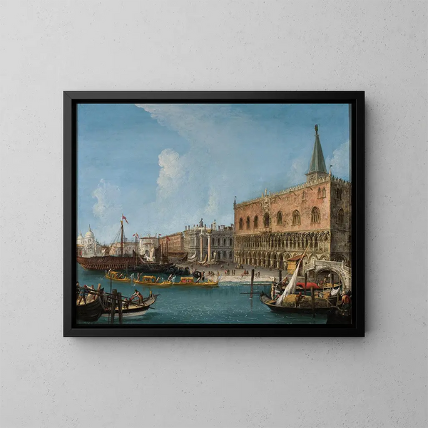 Palazzo dei Doge a Venezia - Michele Marieschi — quadro incorniciato alla parete