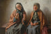 Frauen beten auf der Veranda - Mieczysław Reyzner — Ansicht des Kunstwerks