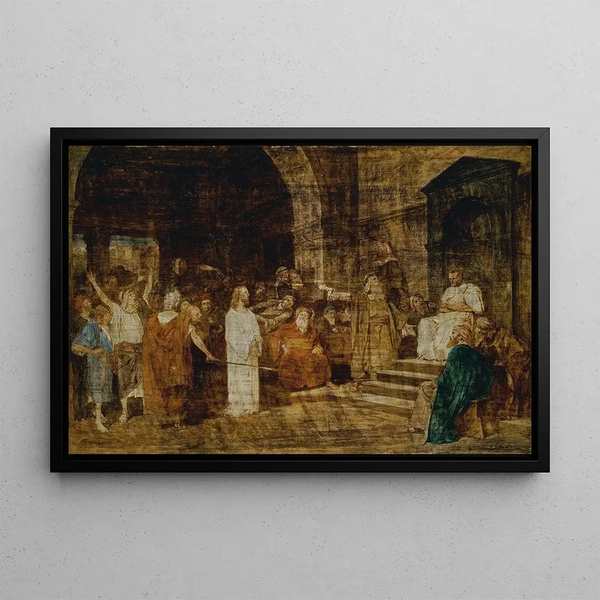 Mihly Munkcsy - Christus vor Pilatus.webp