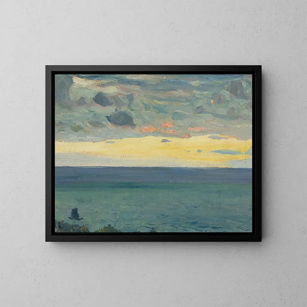 Meeres-Gemälde - Mikhail Nesterov — gerahmtes Bild an der Wand