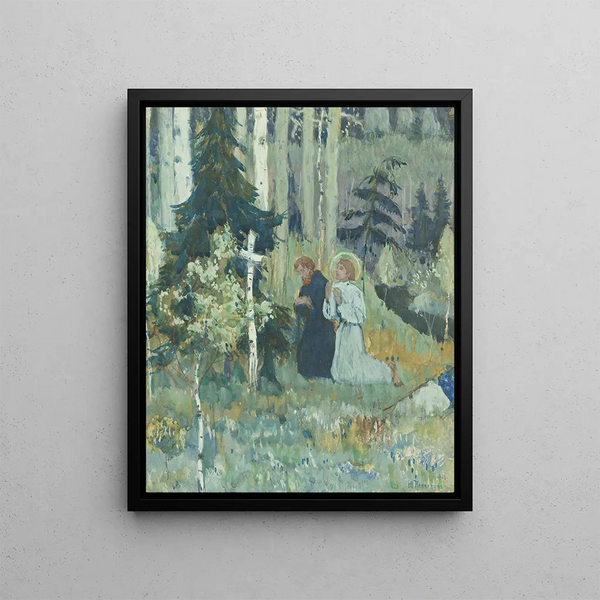 Mikhail Nesterov - The Founding Of Trinity Sergius Monastery.webp