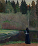 The Nightingale Sings - Mikhail Nesterov — artwork view