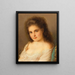 Junge Frau - Mikhail Vasilievich Bryansky — gerahmtes Bild an der Wand