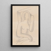 Peignage - Mikuláš Galanda — framed artwork on a wall