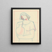 Fille avec une cruche - Mikuláš Galanda — quadro incorniciato alla parete