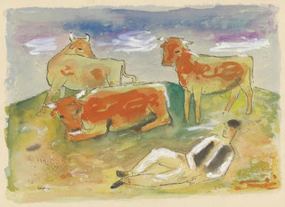 Mikul Galanda - Herder with Cows.webp