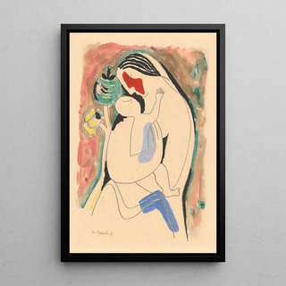 Mikul Galanda - Mother with baby and flower.webp