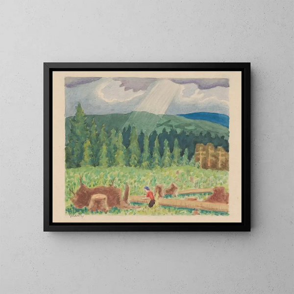Rbanisko - Mikuláš Galanda — gerahmtes Bild an der Wand
