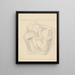 Croquis avec différentes croix religieuses IV - Mikuláš Galanda — framed artwork on a wall
