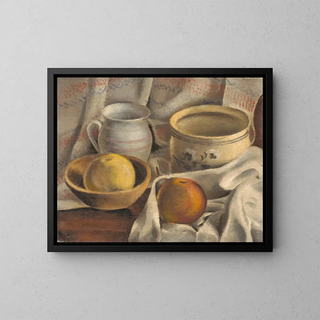 Mikul Galanda - Still Life with Ceramic Pots and Apples.webp