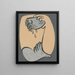 Mensonge - Mikuláš Galanda — framed artwork on a wall