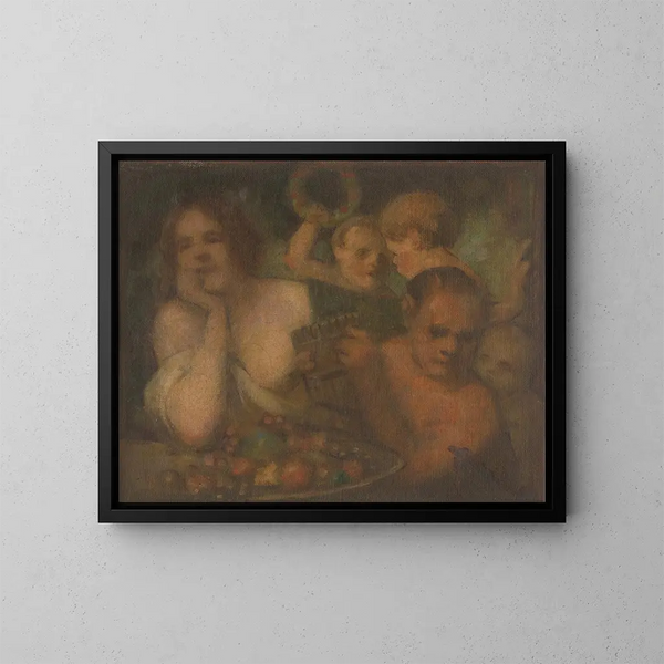 Bacchanales - Milan Thomka Mitrovský — gerahmtes Bild an der Wand