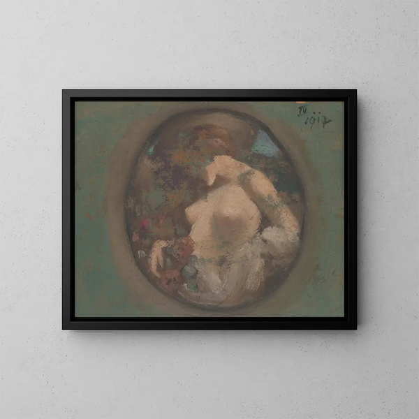Studie für das Gemälde Nacht - Milan Thomka Mitrovský — gerahmtes Bild an der Wand