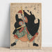 Riproduzione del dipinto Mimasu Gennosuke no Namiwa no Jirosaku - Utagawa Kuniyoshi