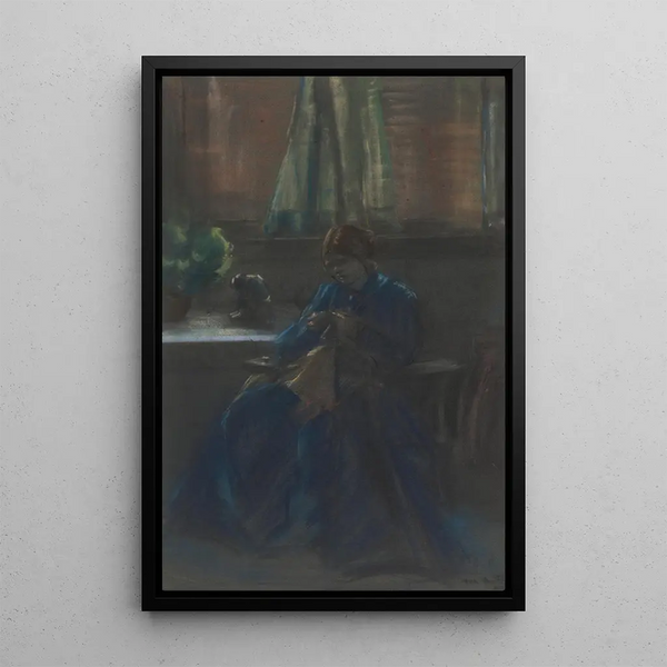 Mina Arndt - Woman in blue.webp
