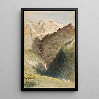 Miner Kilbourne Kellogg - Glacier And Falls.webp