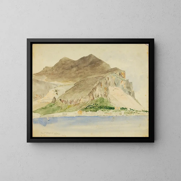 Mont Pellegrino à Palerme - Miner Kilbourne Kellogg — gerahmtes Bild an der Wand