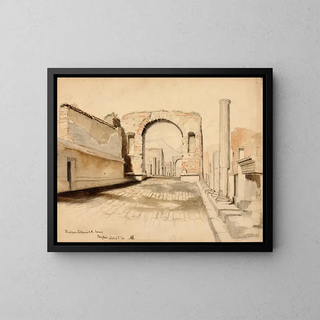 Miner Kilbourne Kellogg - Principal Entrance To The Forum Pompeii.webp