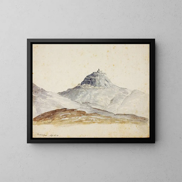 Radicofani - Miner Kilbourne Kellogg — gerahmtes Bild an der Wand