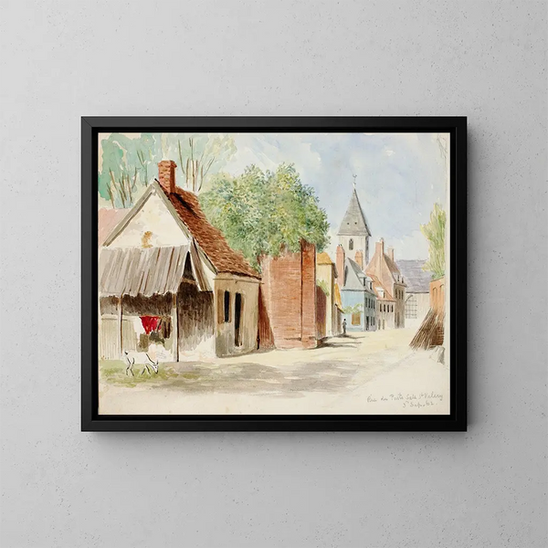 Rue du Puits-Sale, Saint-Valery - Miner Kilbourne Kellogg — gerahmtes Bild an der Wand