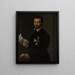 Ritratto di un cavaliere di Malta Probabilmente Fra Jacopo Salviati - Mirabello Cavalori — quadro incorniciato alla parete