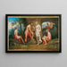 Perseus und die Nymphen - Monogrammist P A — gerahmtes Bild an der Wand