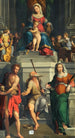 Madone in maestà con santi - Monogrammista ED — vista dell’opera