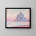 Mont Saint-Michel, Tramonto di Sole – Paul Signac (1897)