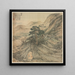 Mountain of the Cave of Dong - Song Xu — framed artwork on a wall