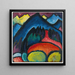 Montagne di Oberstdorf - Alexej von Jawlensky — quadro incorniciato alla parete